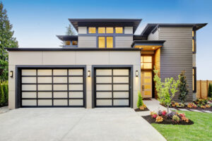 Aluminum garage doors